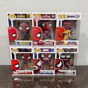 Marvel Spider-Man & Venom Funko Pop Lot